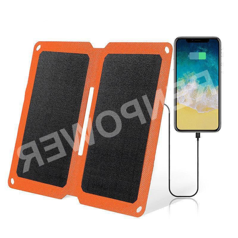 20W Integrated Foldable Portable Solar Panel for Hiking Camping Picnic Charger