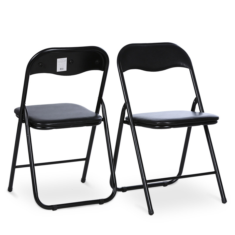 Outdoor Folding Camping Events Party Outdoor Silla Wholesale Black Metal Lounge Padded Foldable Garden Dining Chair