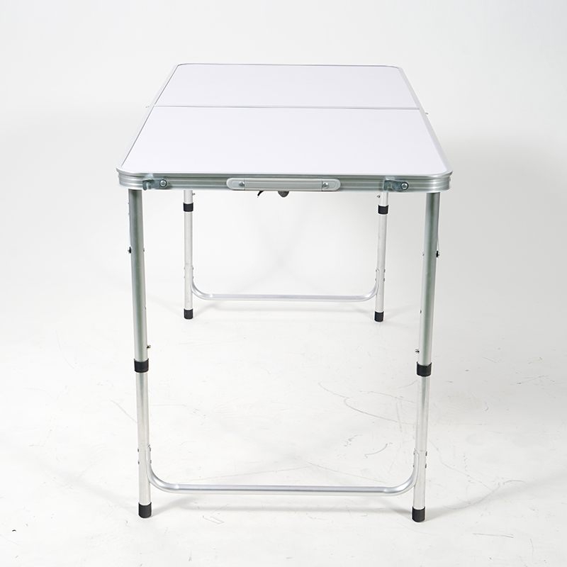 Modern Outdoor Bamboo Panel Metal Frame Folding Chair Table Set with Easy-Carry for Garden Beach Camping Courtyard &amp; Park Use