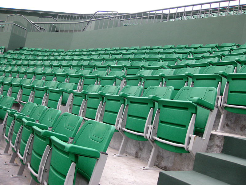 HDPE VIP Foldable Stadium Chair Steel Frame Seats Tip up Seating for Football Basketball Stadium CS-ZZB-GL