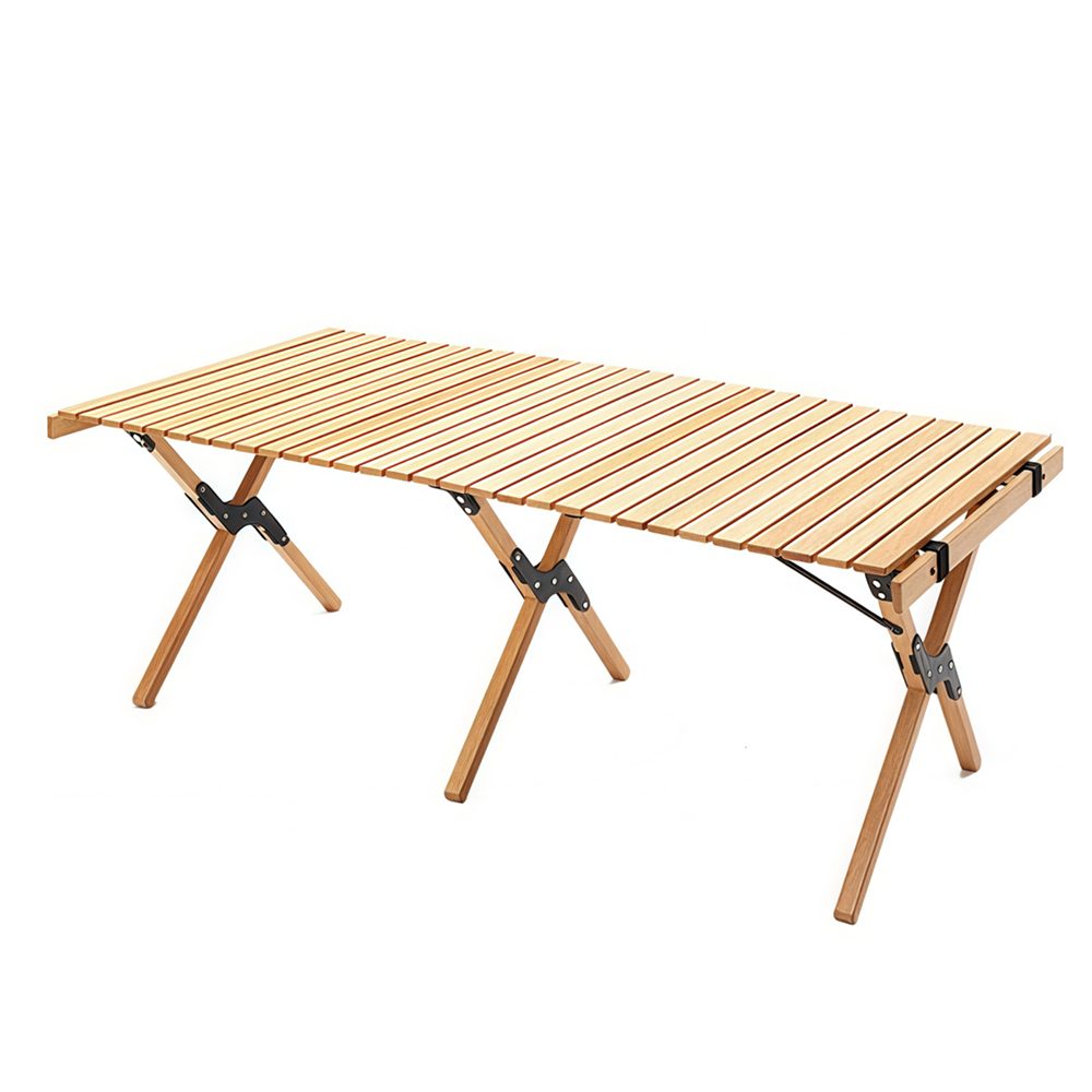 Bamboo Outdoor Folding Tables Tourist Table Chair Extendable Foldable Picnic Lightweight Portable Hiking Camping Table Sets