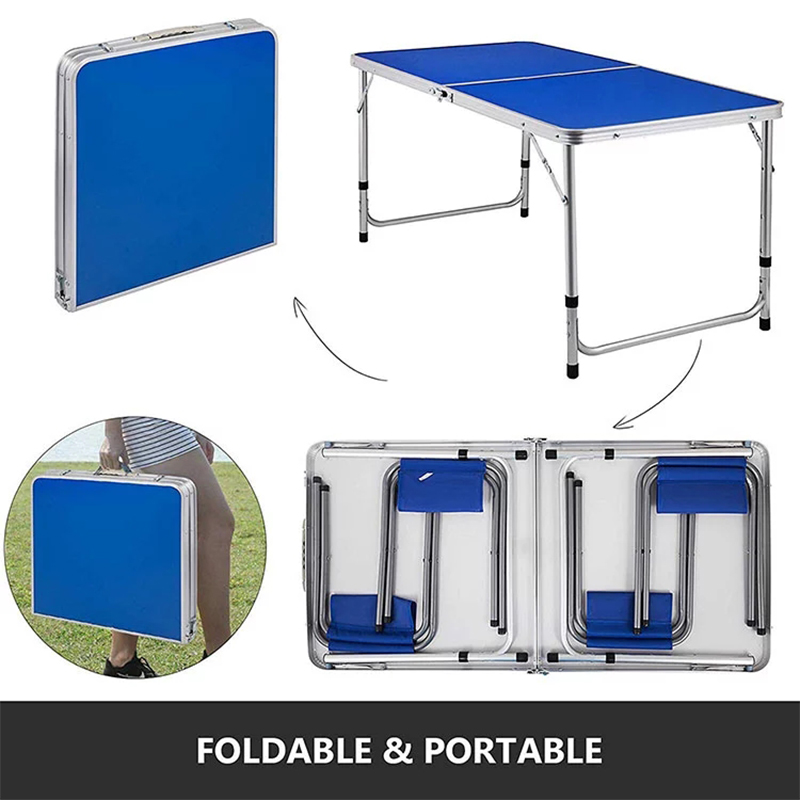 Hot Sell Outdoor Folding Camping Table and Chair Set Aluminum Suitcase Table with Chairs