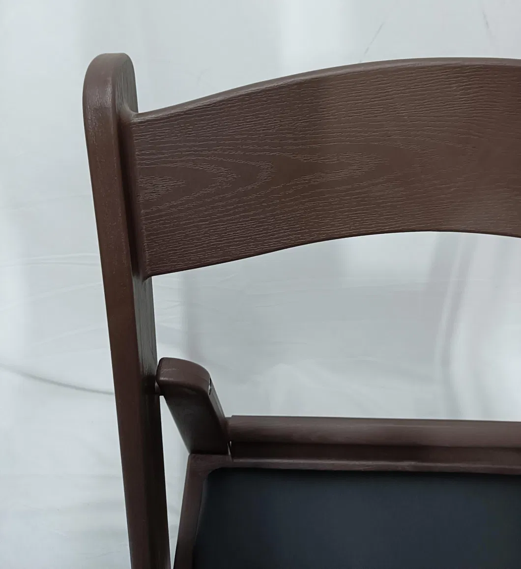 Wholesale Portable Weddings Outdoor Padded Brown Resin Folding Chairs