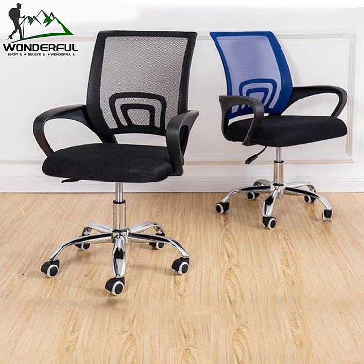 Ergonomic Garden Chair Lumbar Support Armrest Mid Back Rolling Swivel Adjustable Folding Stainless Steel Modern Workshop Bedroom