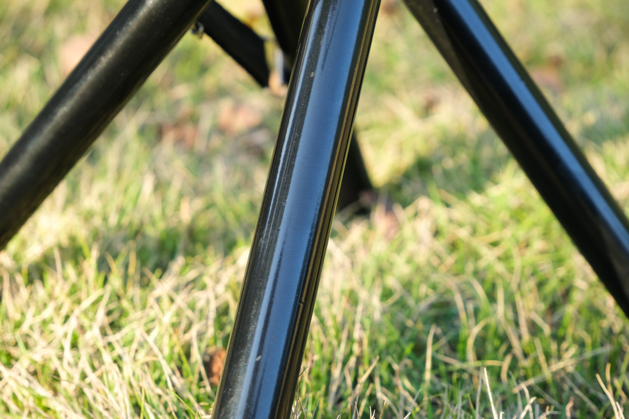 Convenient Stainless Steel Three-Leg Folding Chair Modern Design Mini Camping Stool