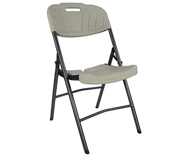 Elegant White Padded Folding Chairs for Events and Weddings
