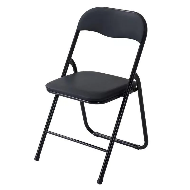 Outdoor Folding Camping Events Party Outdoor Silla Wholesale Black Metal Lounge Padded Foldable Garden Dining Chair