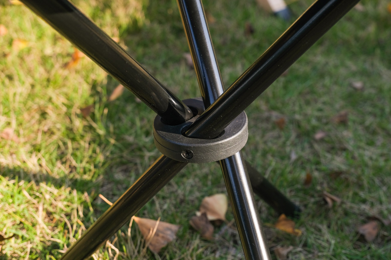 Convenient Stainless Steel Three-Leg Folding Chair Modern Design Mini Camping Stool