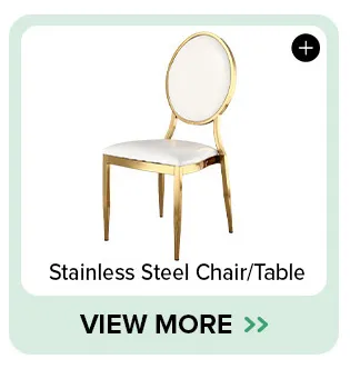 Stainless Steel Chair Table