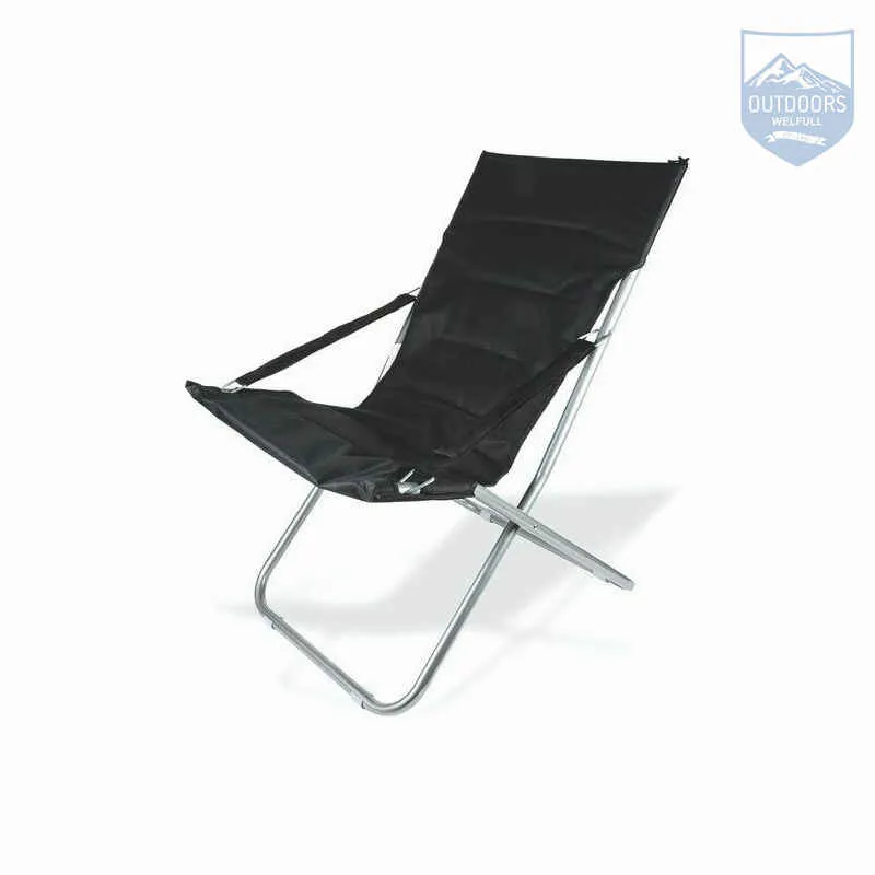 Lightweight Portable Padded Folding Patio Chair Outdoor Furniture Lawn Lounge Reclining Chair with Cushions