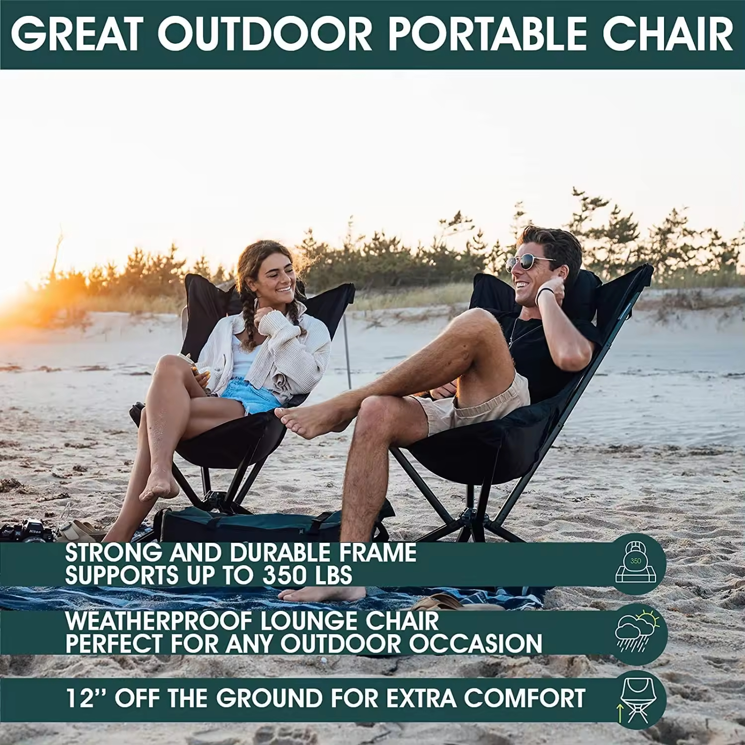 High Back Camping Folding Chair Feature 3