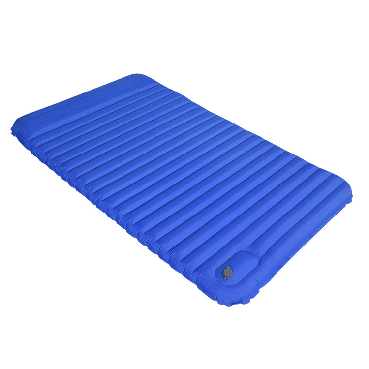 Camping Mattress Pad with Built-in Pump and Integrated Pillow Inflatable Sleep Pad
