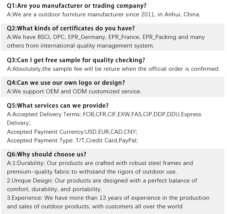 FAQ Overview