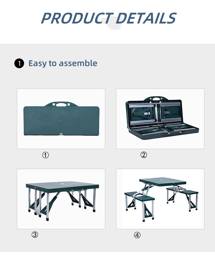 Foldable Dining Table Detail 4
