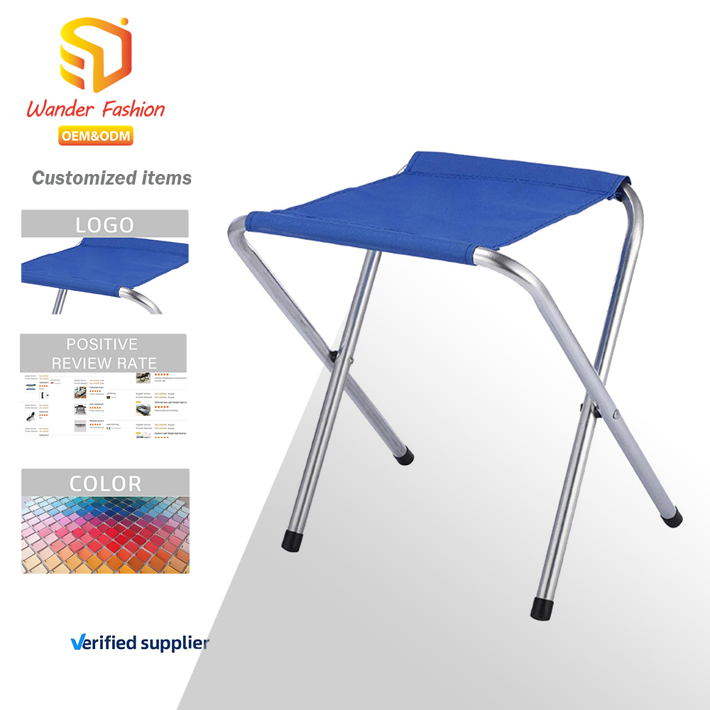1 Pack Folding Camp Stools for Adults 15 Inch Tall Sturdy Heavy Duty Portable Camping Stools for Fishing Sitting Hold
