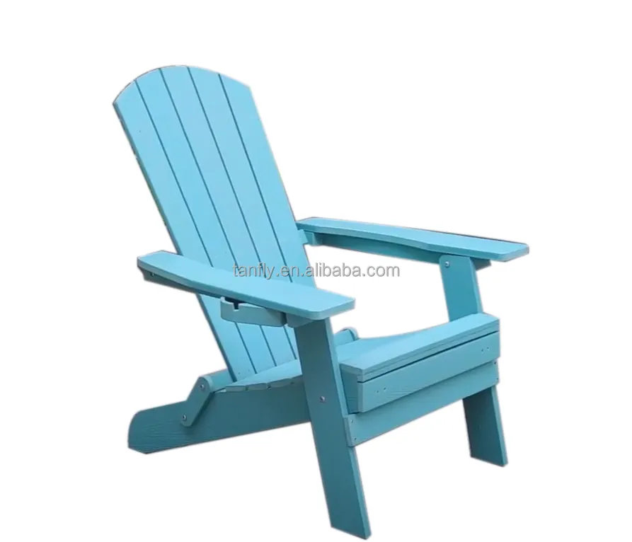 Durable Outdoor Garden Adirondack Chair Foldable Patio Resin Plastic Chair Furniture
