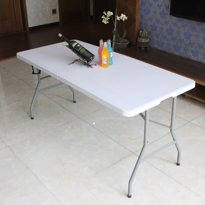 Rectangular Multifunctional Outdoor Camping Folding Dining Table Suitcase Folding Table Cheap Folding Table