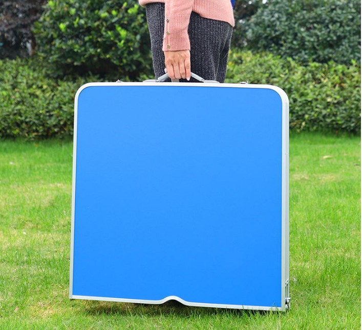1.2 m Outdoor Portable Aluminum Foldable Camping Picnic Suitcase Table