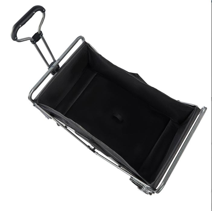 Outdoor Folding Small Carts Camping and Picnic Trailers Rear Door Open Camping Cart Carts Integrated