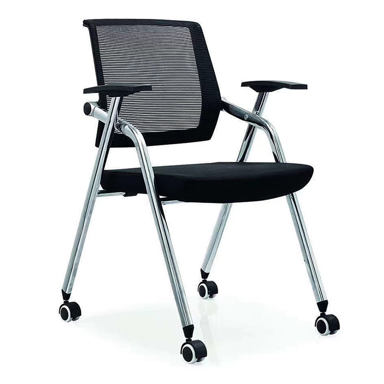 Manufacturers Folding Movable Multifunctional School Nesting Seat Training Chair with Writing Pad with Wheels