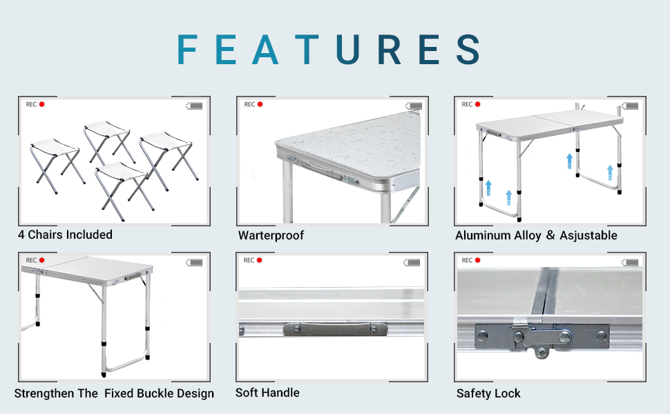 Foldable Table Detail