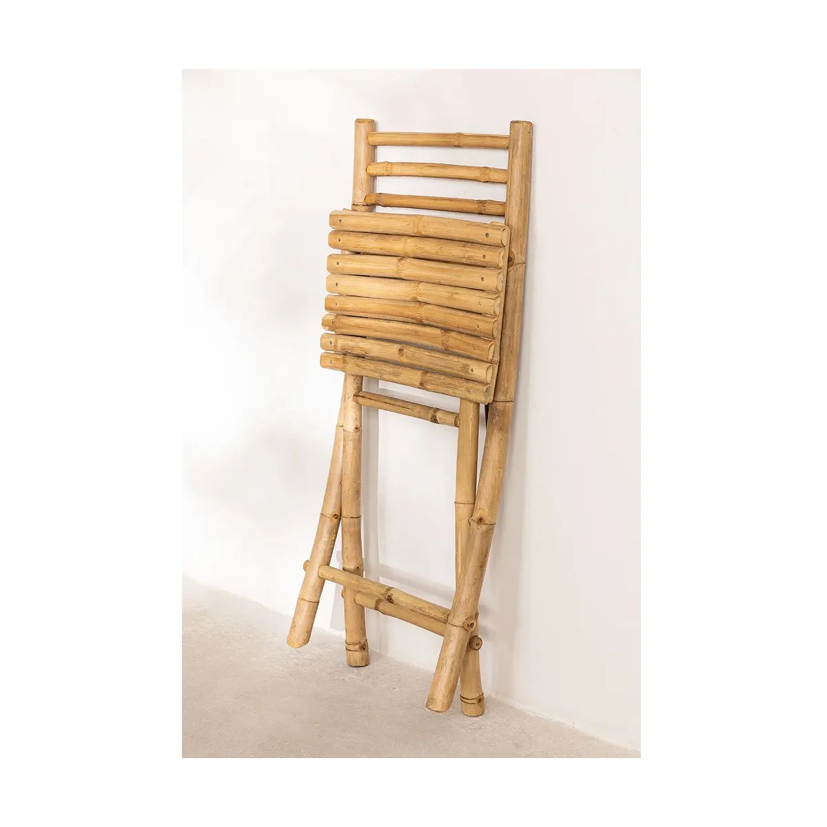 Eco-Friendly Modern Bamboo Dining Table Chair Set Customizable Minimalist Foldable Design Competitive Price for Home Furniture