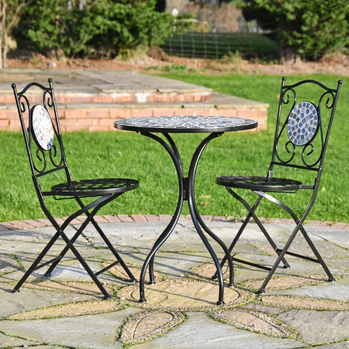 Moroccan Wrought Iron Chair Outdoor Setting