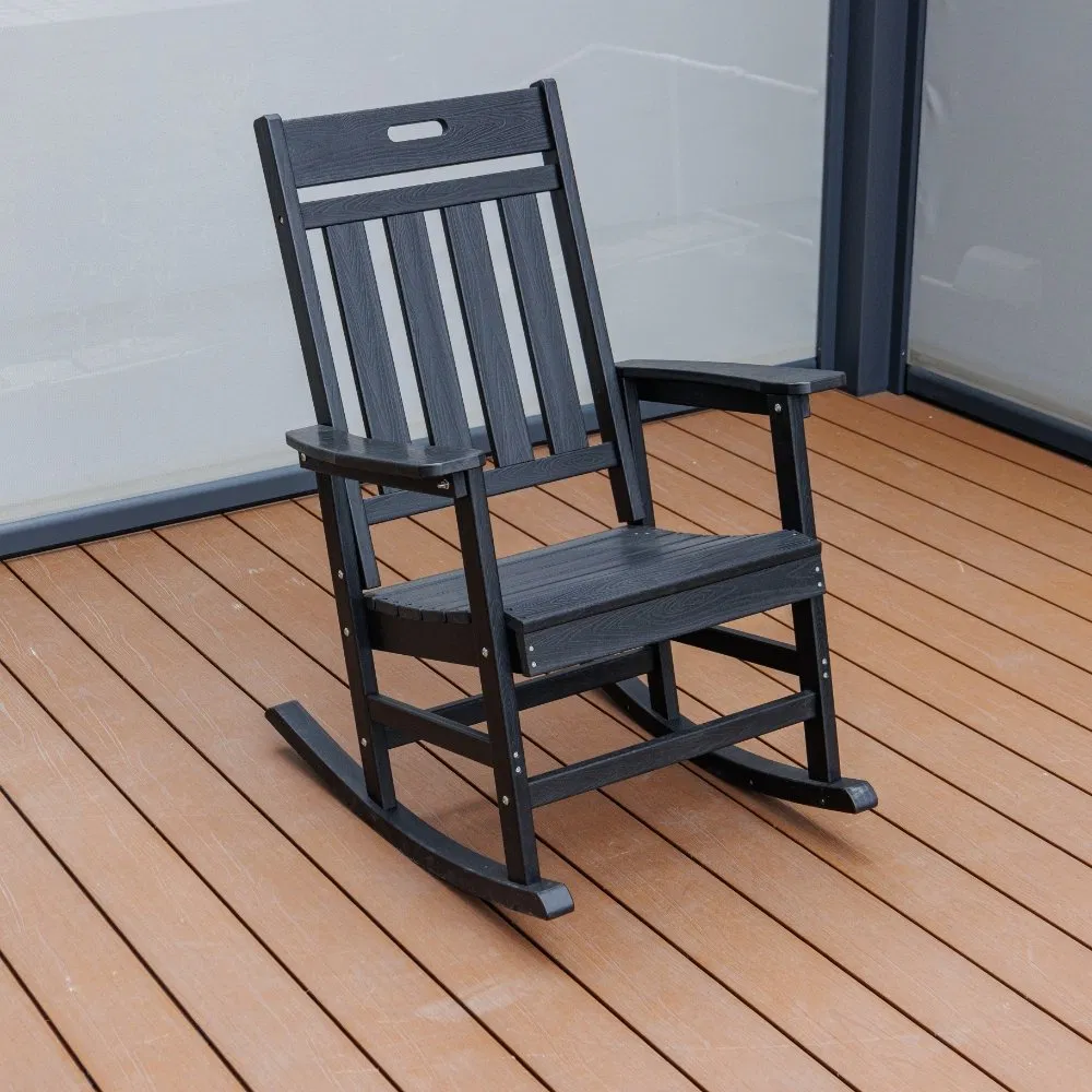 Outdoor Waterproof HDPE Adirondack Chair Modern Plastic Wood Adirondack Chair HDPE Resin Folding
