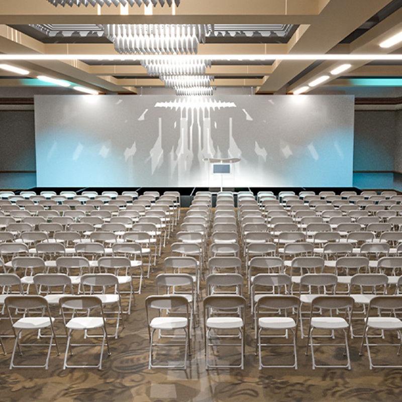 Cheap White Folding Resin Chair Wedding Plastic Chair for Events Restaurant Banquet