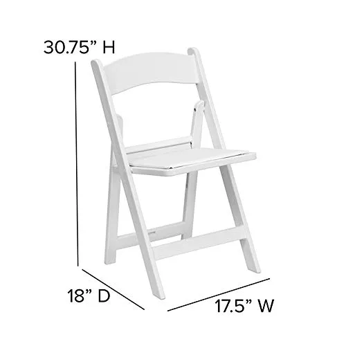 Wholesale Cheap Price Stackable Wedding Event Party Plastic White Resin Folding Chairs