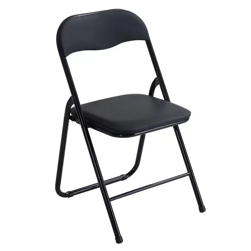 Outdoor Folding Camping Events Party Outdoor Silla Wholesale Black Metal Lounge Padded Foldable Garden Dining Chair