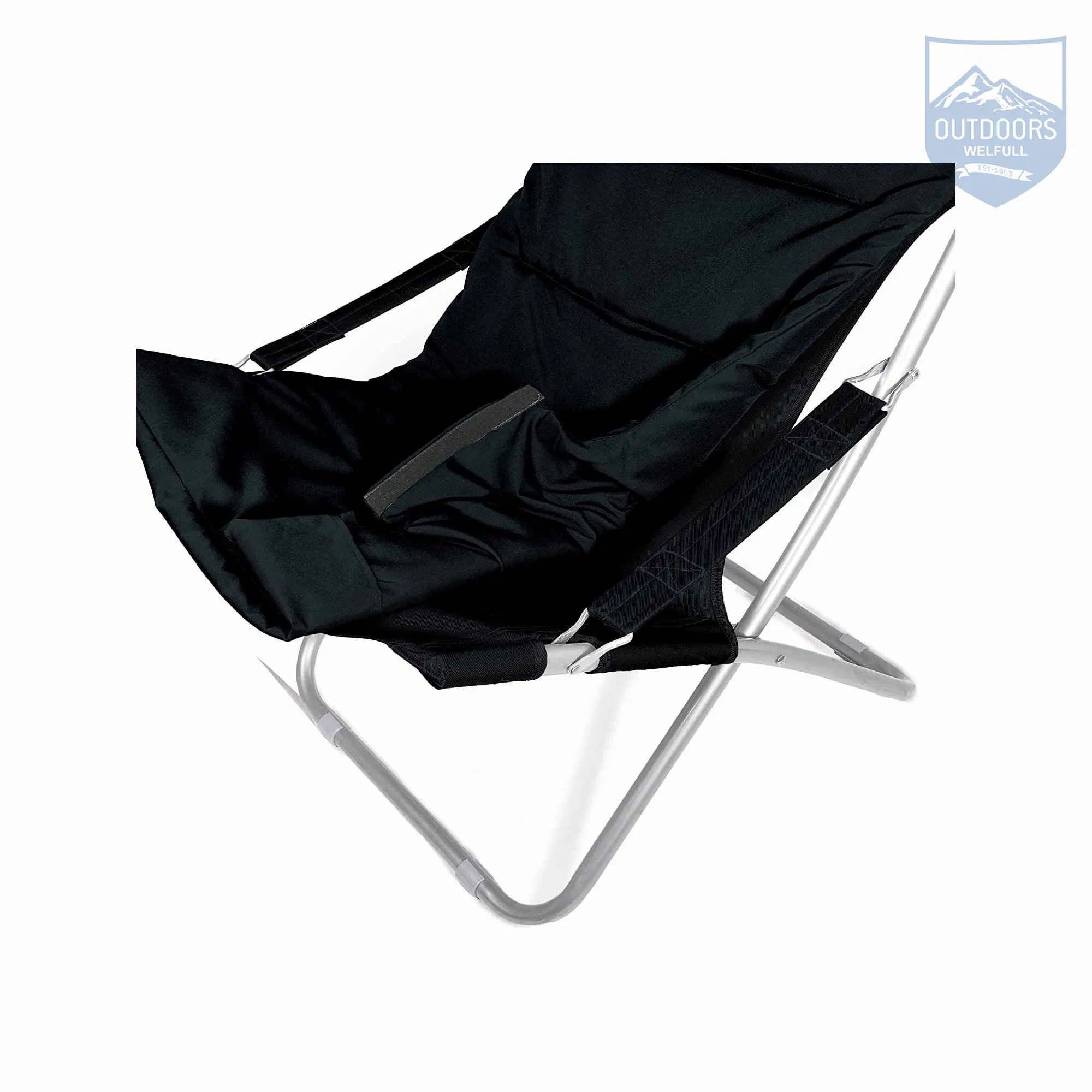 Lightweight Portable Padded Folding Patio Chair Outdoor Furniture Lawn Lounge Reclining Chair with Cushions