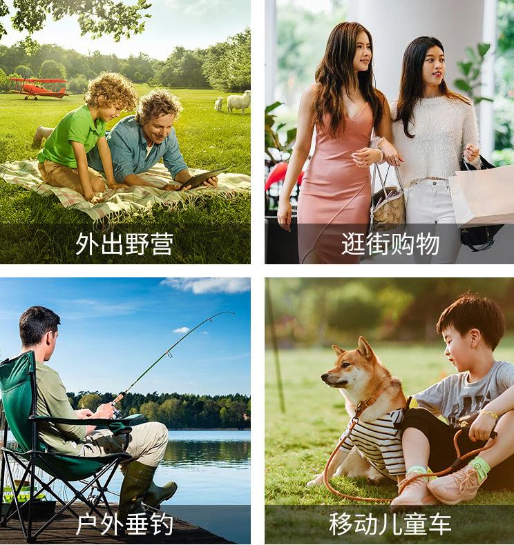 Integrated Outdoor Folding Small Carts Picnic Trailers Rear Door Open Camping Cart Lightness