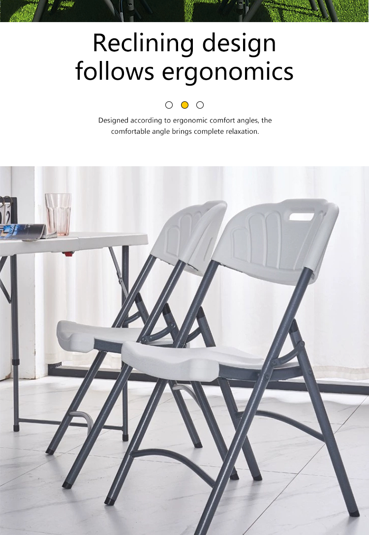 PP folding chair detail 4