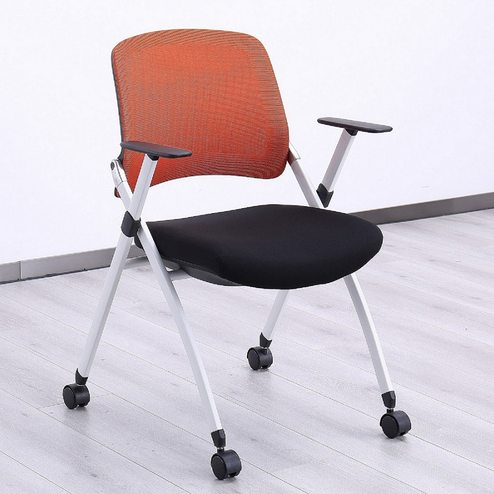 Office Chair Wholesale Folding Office Chair Modern Office Folding Visitor Chair Stacking for Conference Meeting Training Room
