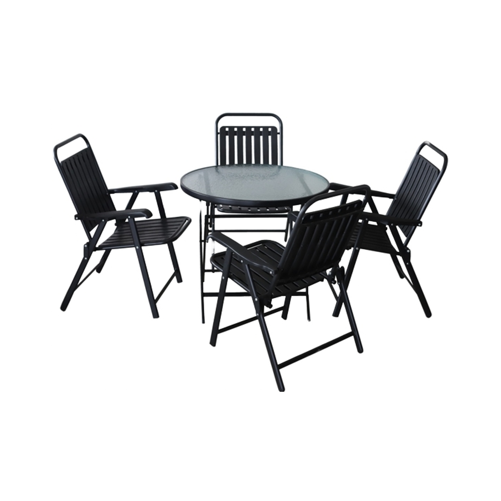 Modern Design Comfortable Lightweight Outdoor Foldable Chair Waterproof Plastic Backrest Thick Carbon Steel Frame for Hotels