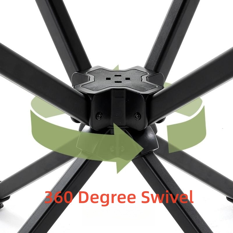 High Quality Luxury Outdoor Folding Chair Modern Portable Aluminum Swivel Chair for Beach Picnic RV Garden Camping Chair