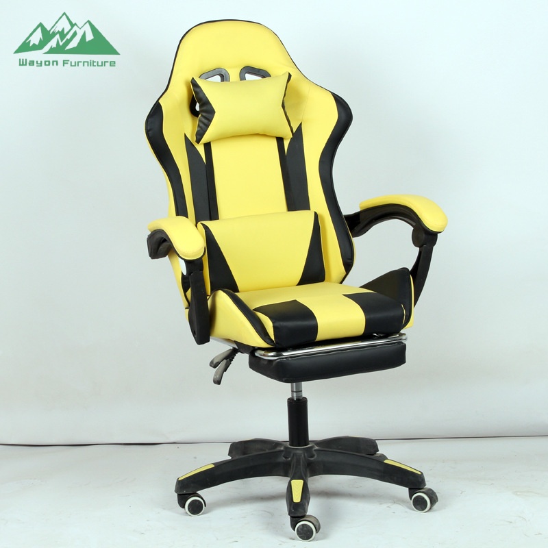 Wayon Tropical Design Ergonomic Swivel Office Chair Iron Base Reclining Gaming Chair Foldable Lift Function Home 1 Year