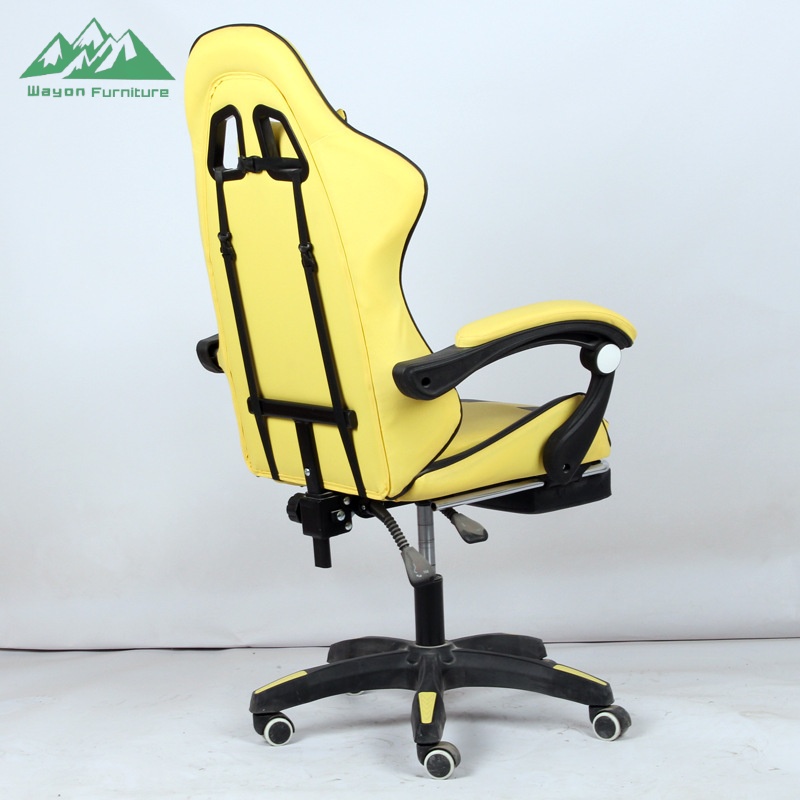 Wayon Tropical Design Ergonomic Swivel Office Chair Iron Base Reclining Gaming Chair Foldable Lift Function Home 1 Year