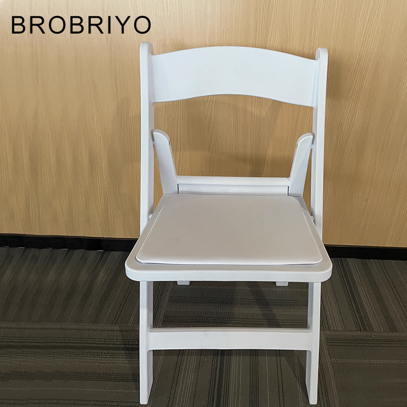 White Cheap Plastic Metal Foldable Table and Folding Chairs Prices Outdoor Wedding Fold Wimbledon Chair for Events Party