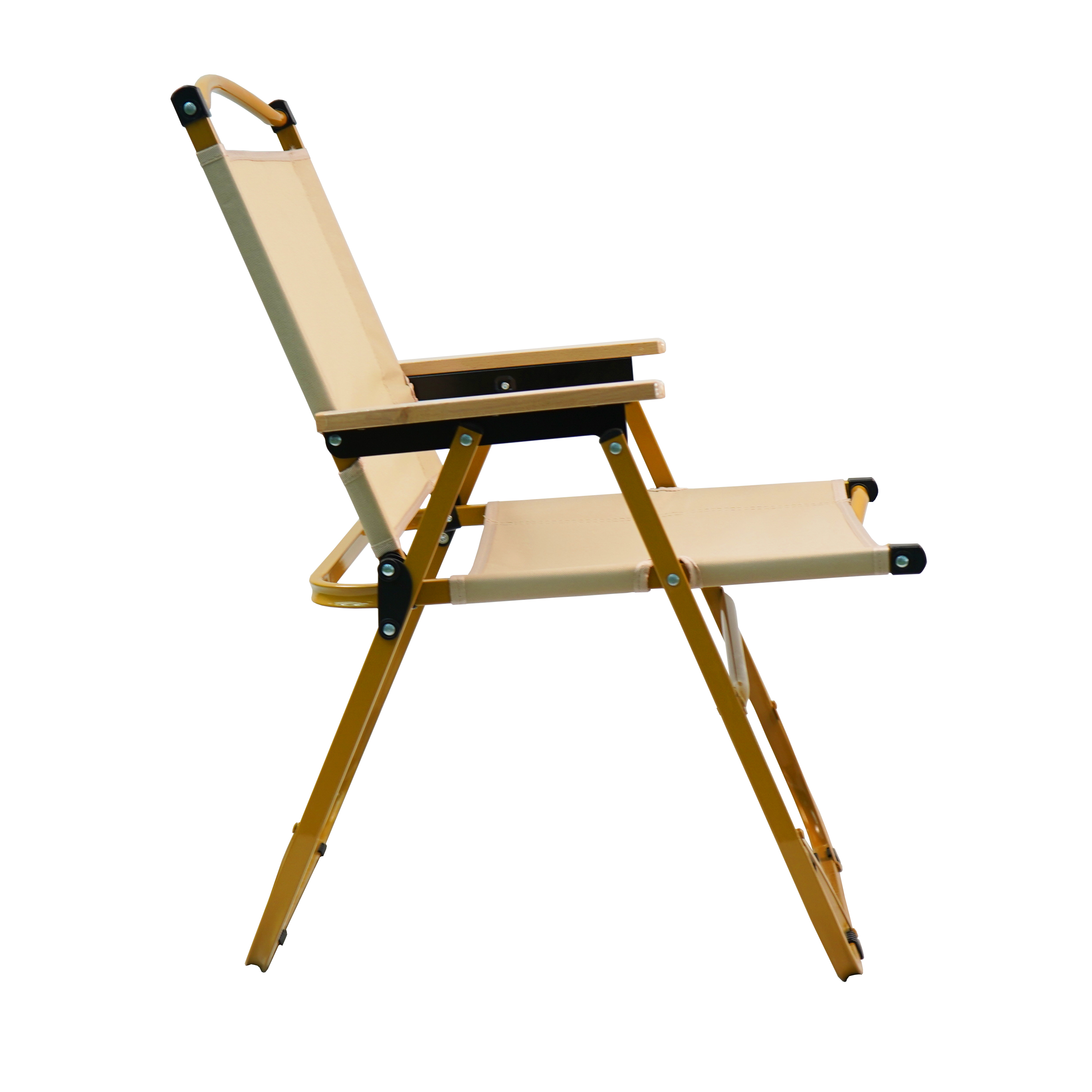 Ultra-Light Portable Egg Roll Table Kermit Garden Stall Chair for Outdoor Leisure Camping Fishing Beach Use-Metal Folding Chair