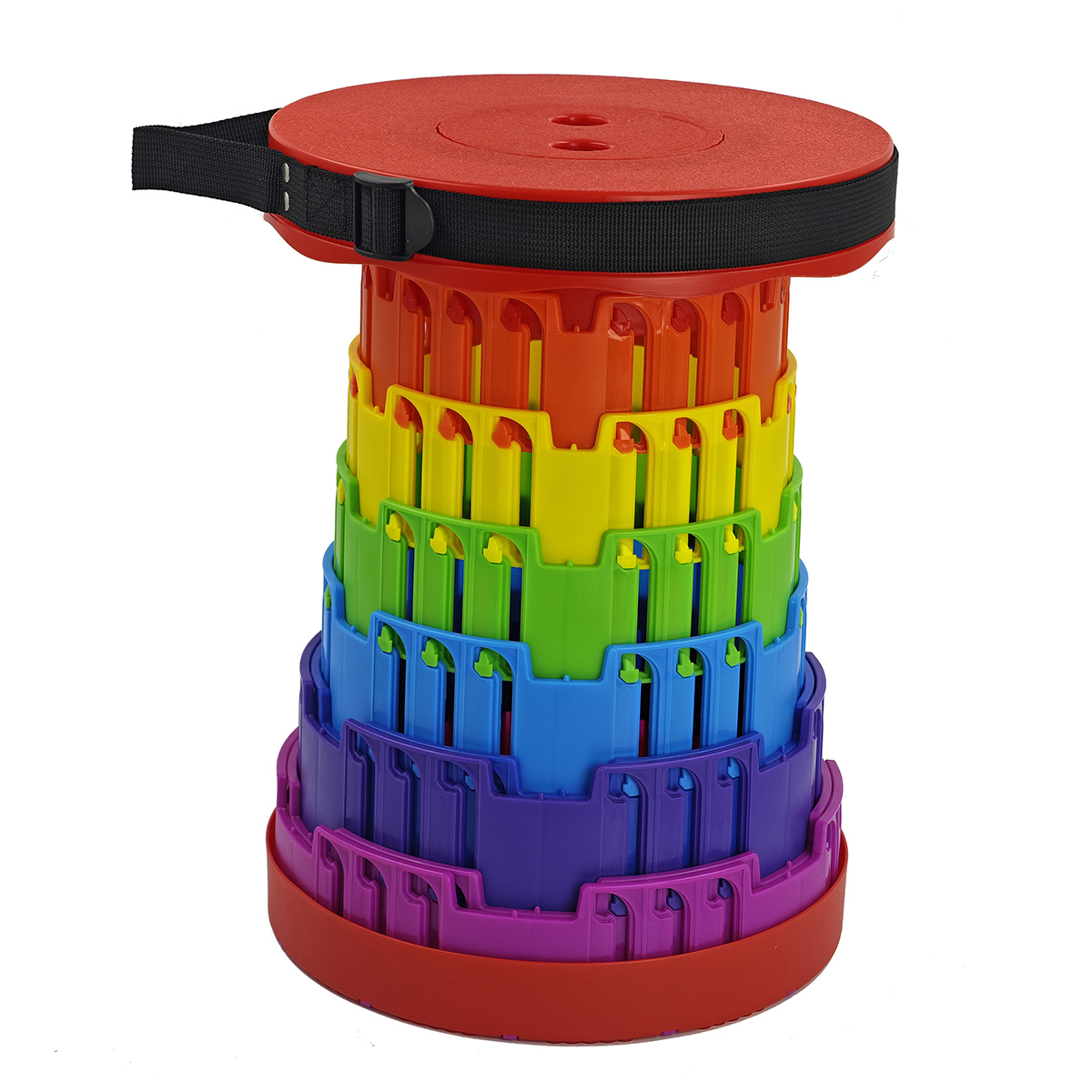 Portable Lightweight Plastic Folding Stool and Telescopic Subway Queuing Chair for Outdoor Camping Fishing Travel