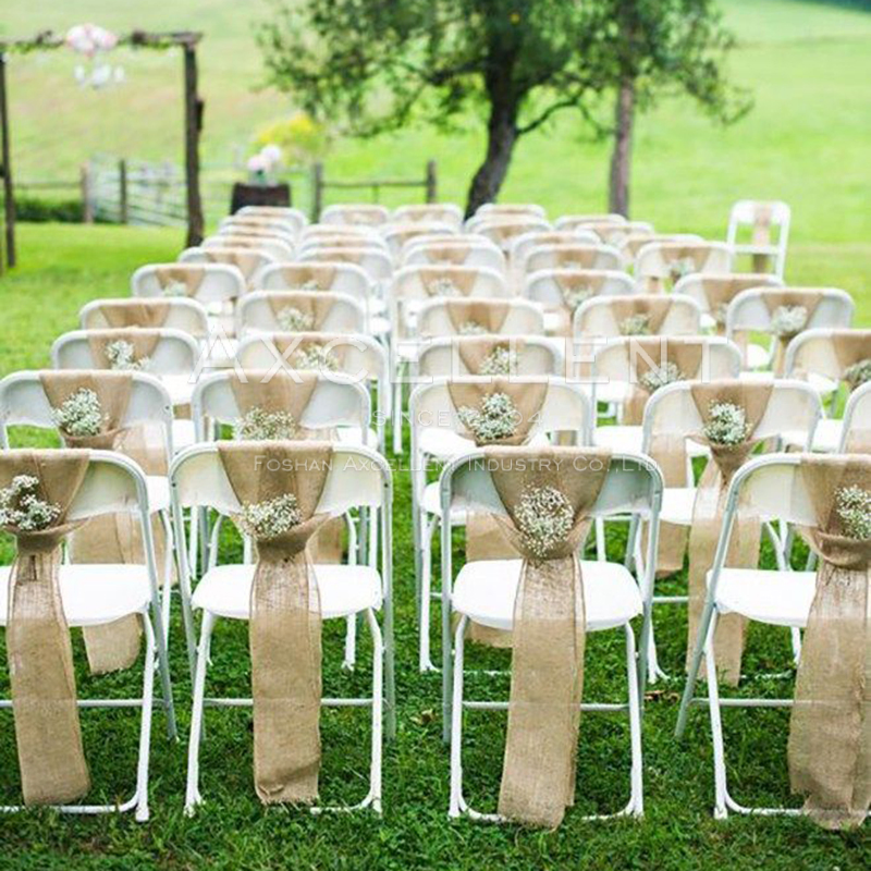 Cheap White Folding Resin Chair Wedding Plastic Chair for Events Restaurant Banquet