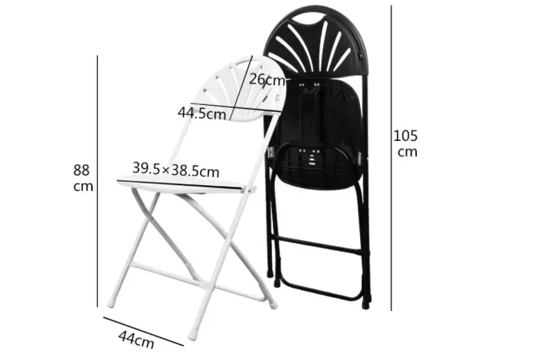 Wholesale Outdoor Folding Chair Modern Plastic Resin Folding Chair Metal Folding Chair