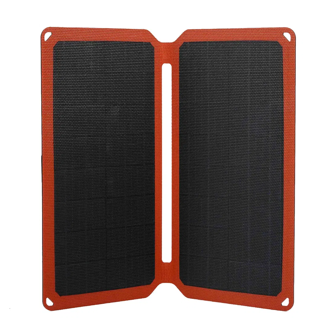 20W Integrated Foldable Portable Solar Panel for Hiking Camping Picnic Charger