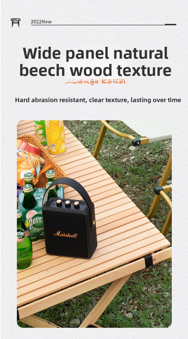 Aluminum Alloy Outdoor Folding Table and Portable Picnic Chair Set for Camping Egg Roll Furniture Durable Metal Equipment