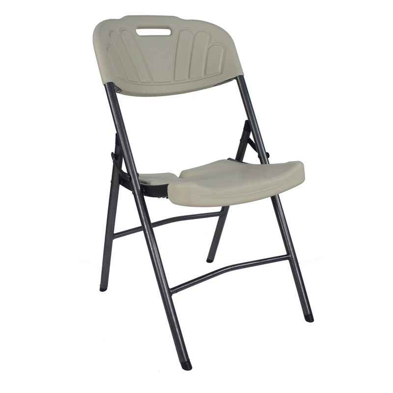 Elegant White Padded Folding Chairs for Events and Weddings