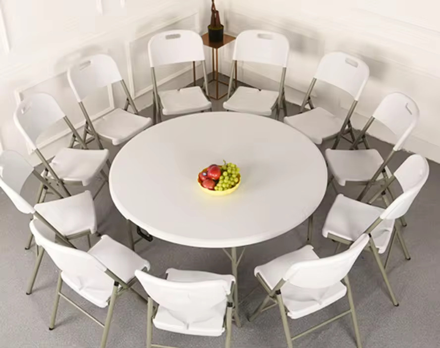 Stacked Chairs Side