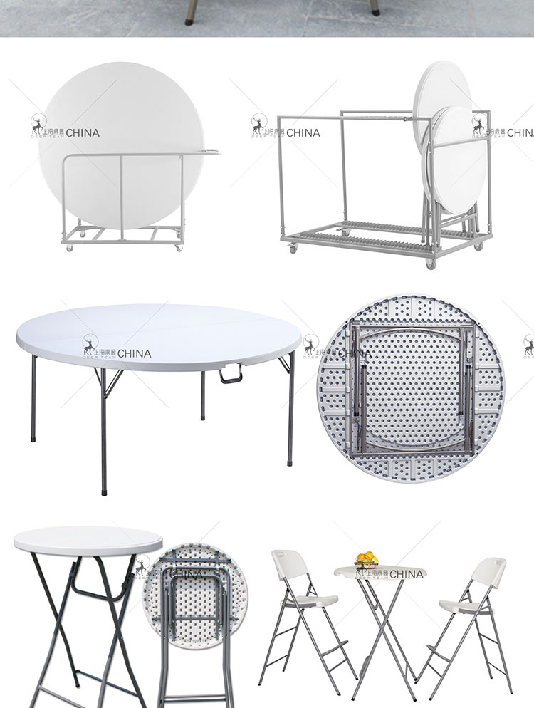 Plastic chair and table for event 10