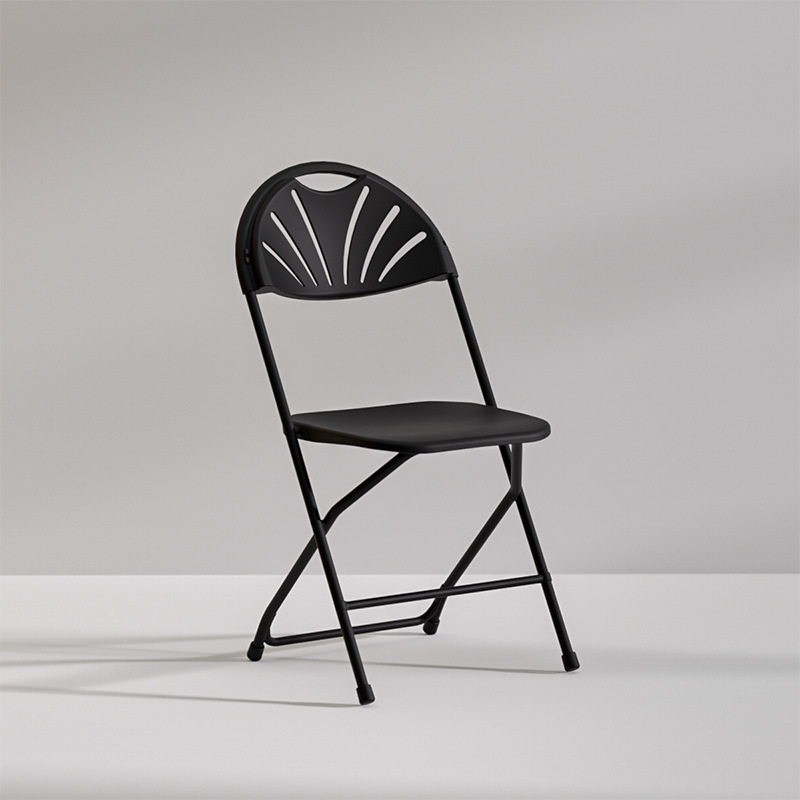 Steel Frame Lightweight Folding Chair Wedding Plastic Chair Clear PP Outdoor Event Muslim Prayer Hotel Rentals Chair